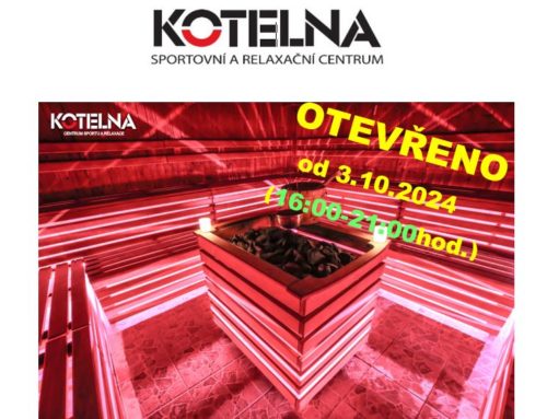 Venkovní sauna – OTEVŘENA od 3.10.2024